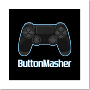 Button masher Posters and Art